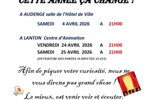 Cette année, ça change ! représentation théâtrale