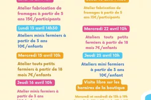 Activités à la Chèvrerie de la Petite Brosse