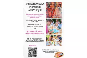Atelier : Initiation à la peinture Acrylique