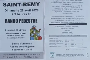 Rando Pédestre et repas à Saint-Rémy