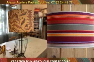 CHEZ MAËRLLE - ATELIER ABAT-JOUR LOISIR TOILES DU SOLEIL OU COTONNADE