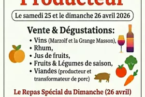 Marché de producteur et repas spécial