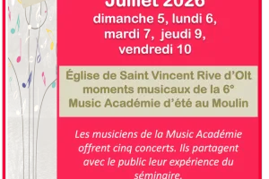 Concerts de la la sixième Académie Musicale