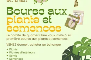 Bourse aux plants et semences