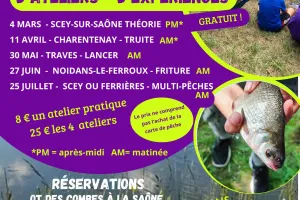 Ateliers d'initiation à la pêche