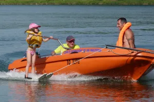 Babyski au lac de Lescourou