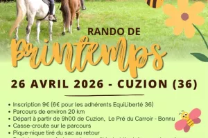 Randonnée équestre de printemps