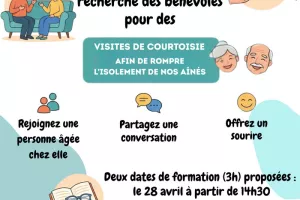 Je romps la solitude d'une personne âgée lors de visites de courtoisie.