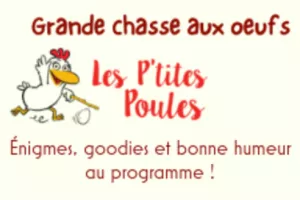 Chasse aux oeufs les petites poules