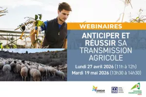 WEBINAIRES Anticiper et réussir sa transmission agricole