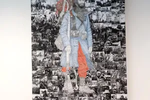 Exposition de peintures, sculptures, encres et collages et peinture au couteau