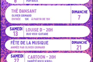 Fête de la musique - la guinguette de Neufont