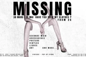 POP UP : Vintage store MISSING : Have you seen my clothes ?