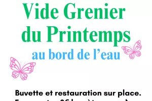 Vide grenier du printemps au bord de la dordogne