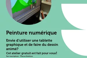 Atelier Peinture Numérique pour ados/adultes à la médiathèque de Mercuès
