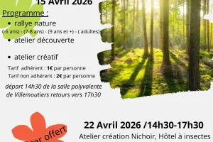 Atelier création nichoir, hôtel à insectes