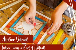 Atelier d'initiation au vitrail aux Greniers de Vineuil