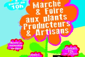 Foire aux plants, marché artisanal, marché de producteurs