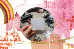 Atelier gravure avec Minuit:05 à la médiathèque