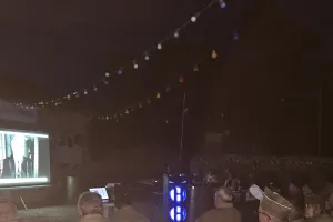 Projection photographique "OMAHA BEACH" sur l'avant, pendant et après le Débarquement