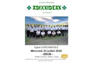 Concert Choeur Adixkideak