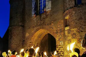 Visite aux flambeaux à la Commanderie templière d'Arville