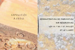 Savonnerie des Monédières : Démonstation / Fabrication de savons