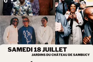 Soirée du Samedi 18 juillet|  Soirée de clôture| 3 Concerts : Prima Kanta (19h) + Poets of Forest (21h) + Arat Kilo feat. Mamani Keita & Mike Ladd (22h30)- Millau Jazz Festival