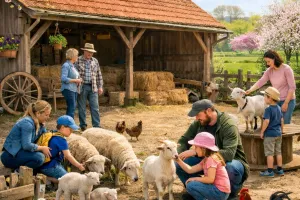 De ferme en ferme : visite de la ferme de la Place