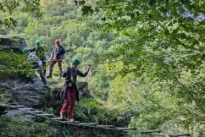 Sortie via ferrata au Roc du Gorb à Bor et Bar