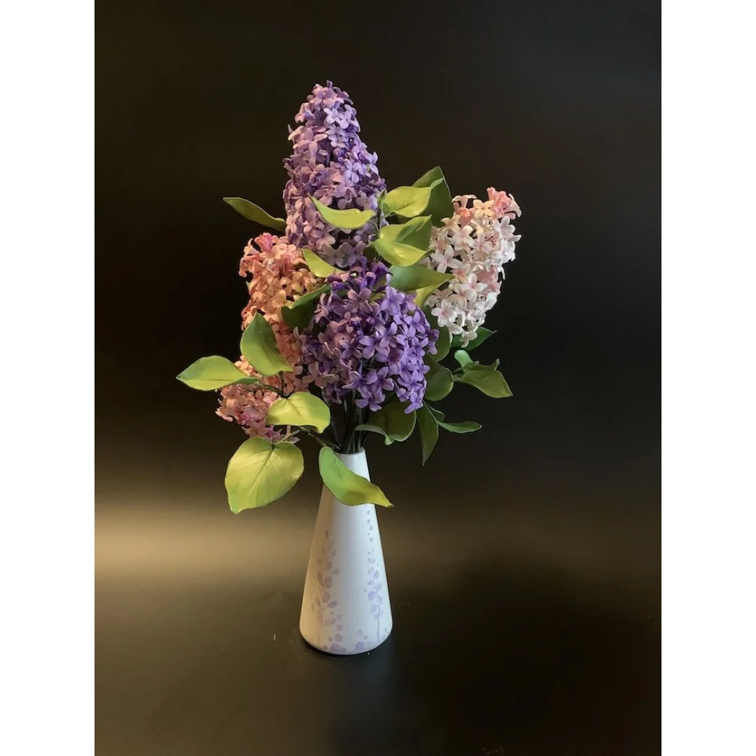 Création fleurs en porcelaine