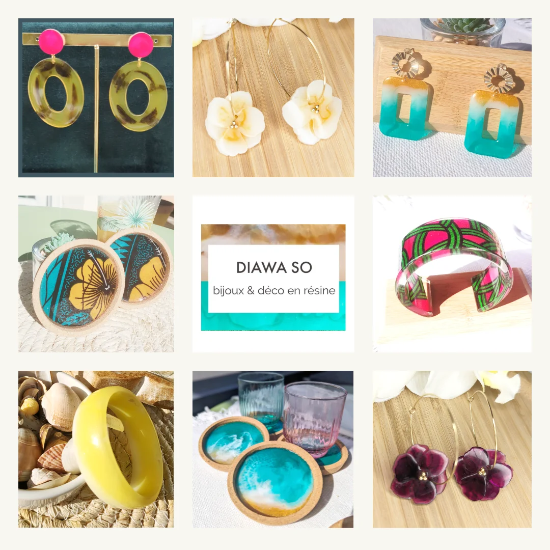 DIAWA SO bijoux & déco en résine